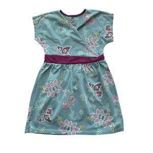 Tea Collection Bali Lotus Batik Knot Dress Size 5